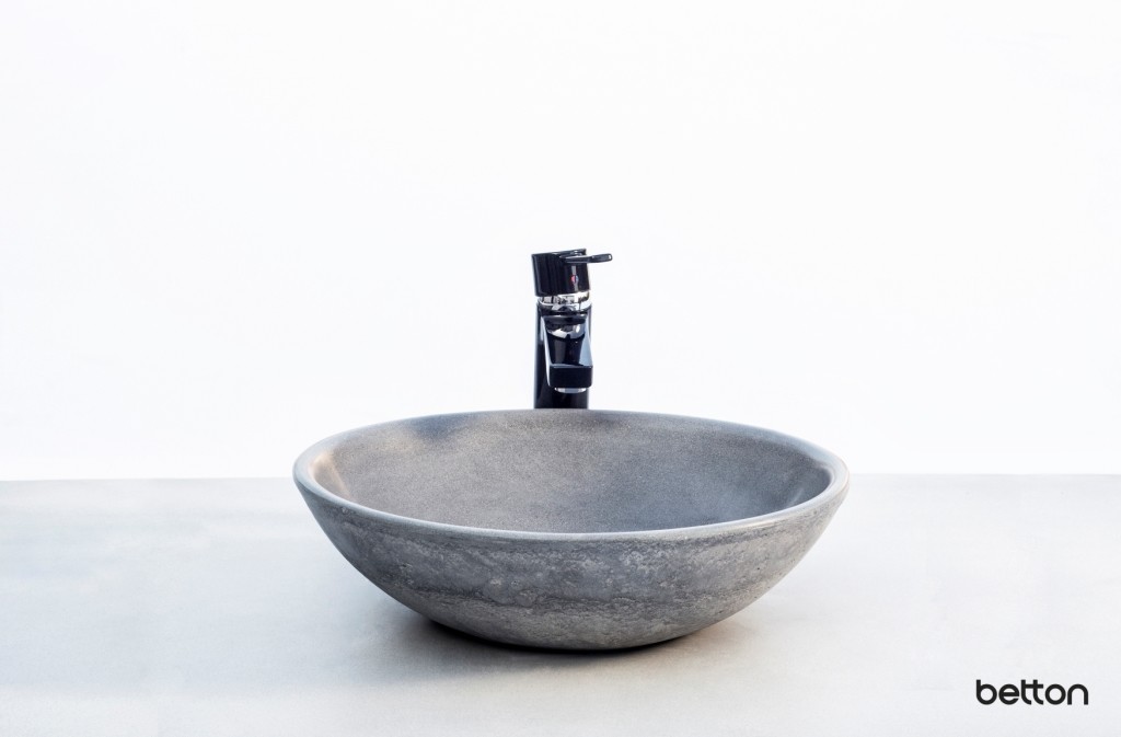 Betonové umyvadlo - Globe - Grey